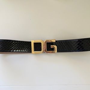 Dolce & Gabbana Snakeskin Belt